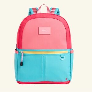 NWT Kids 4-8 State Kane backpack pink/mint colorblock